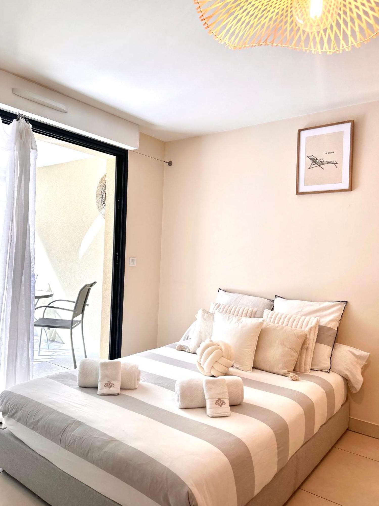 Studio Neuf - Portes De Monaco - Confort - Wifi - Clim Ngoại thất bức ảnh