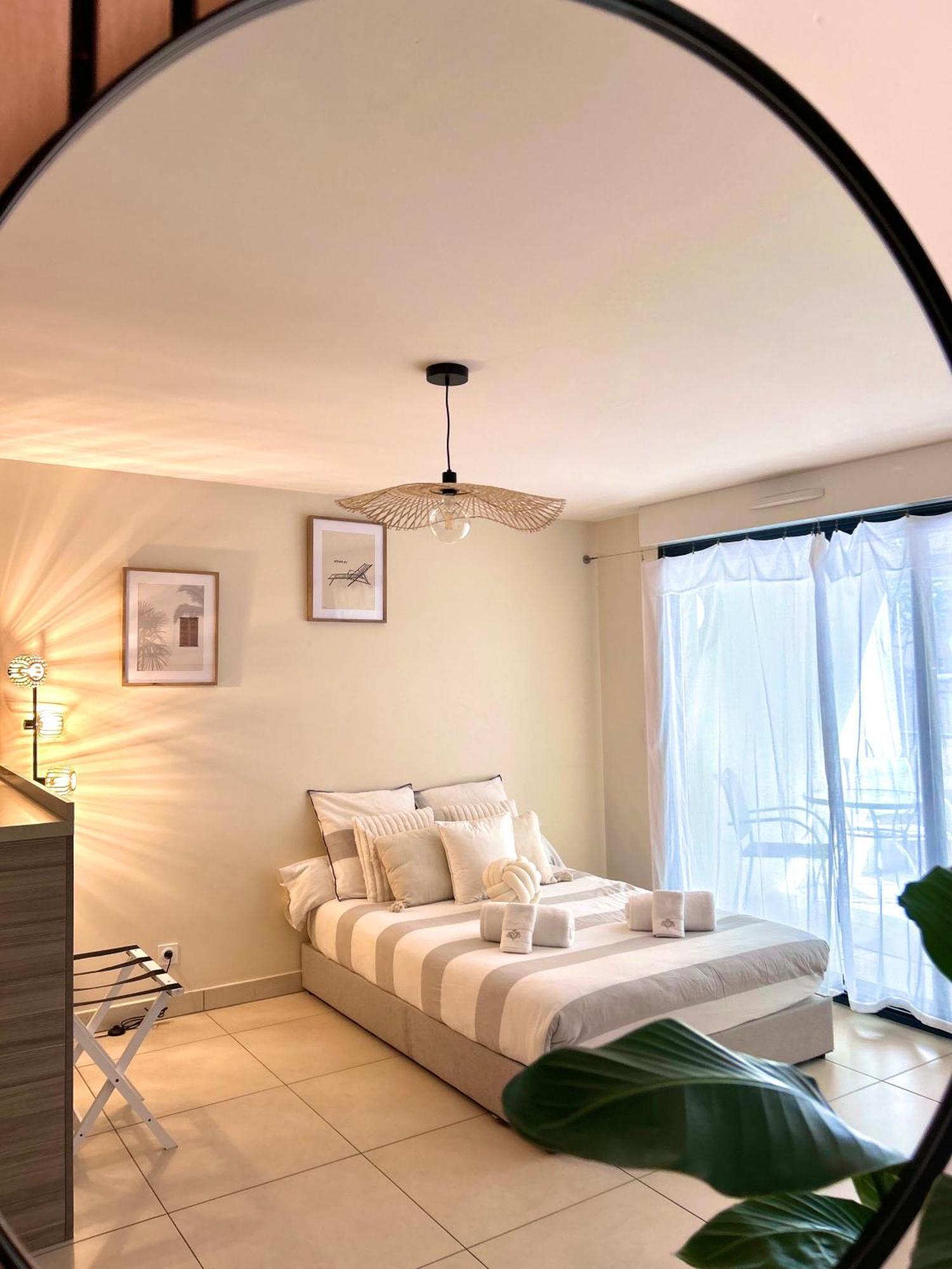 Studio Neuf - Portes De Monaco - Confort - Wifi - Clim Ngoại thất bức ảnh