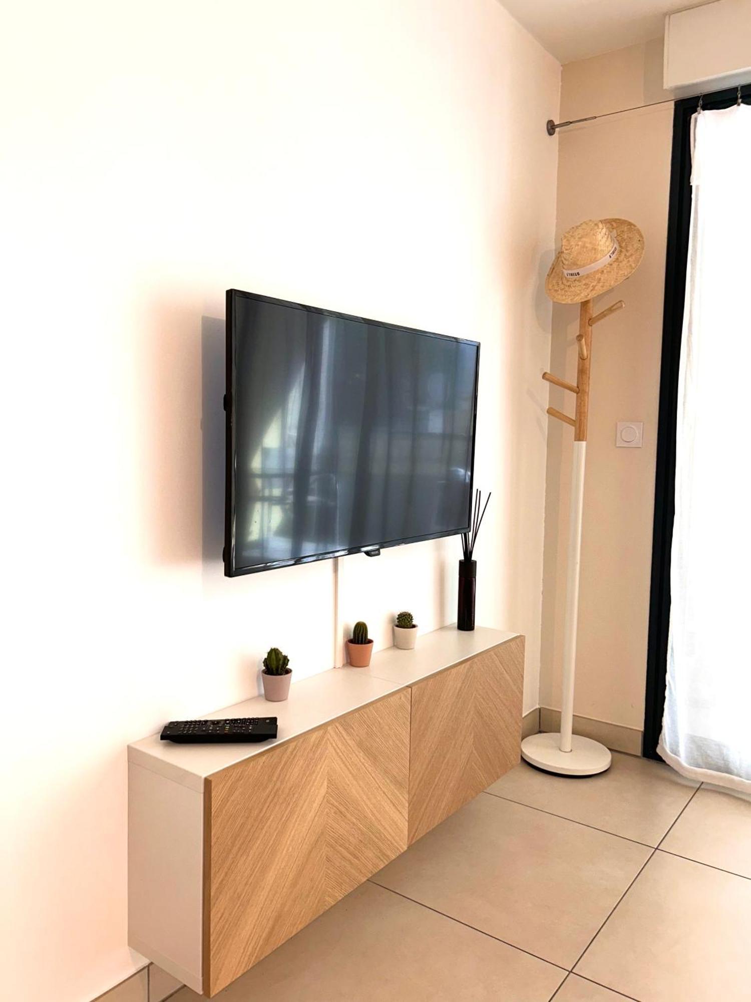 Studio Neuf - Portes De Monaco - Confort - Wifi - Clim Ngoại thất bức ảnh