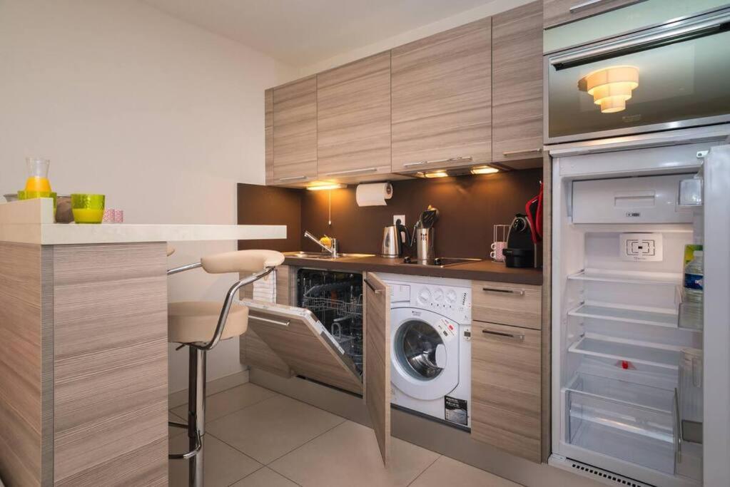 Studio Neuf - Portes De Monaco - Confort - Wifi - Clim Ngoại thất bức ảnh