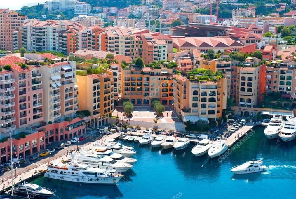 Studio Neuf - Portes De Monaco - Confort - Wifi - Clim Ngoại thất bức ảnh