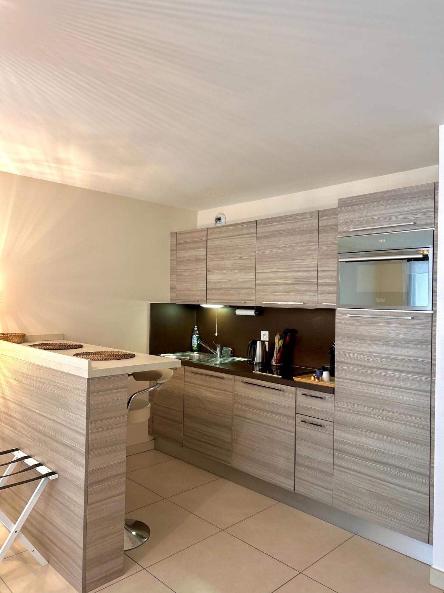 Studio Neuf - Portes De Monaco - Confort - Wifi - Clim Ngoại thất bức ảnh